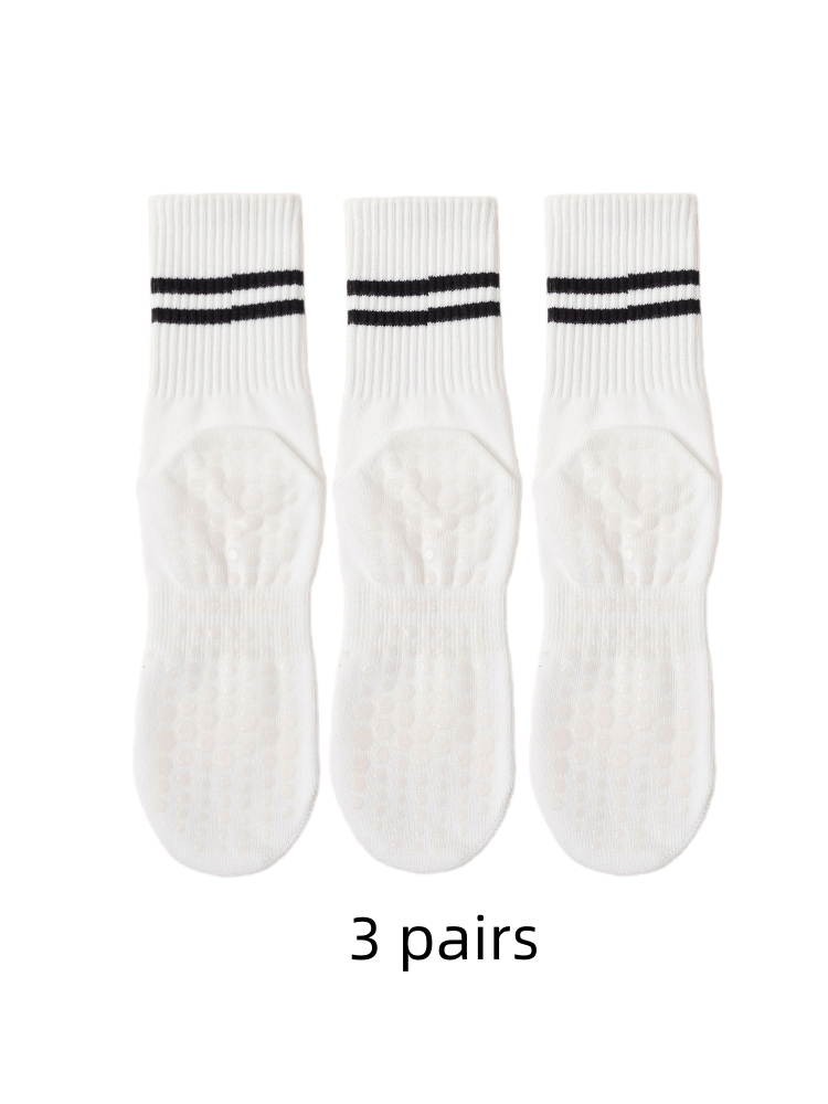 3 Pairs of Yoga Socks, Medium  - đánh giá và giá Medias Para Pilates Y Yoga