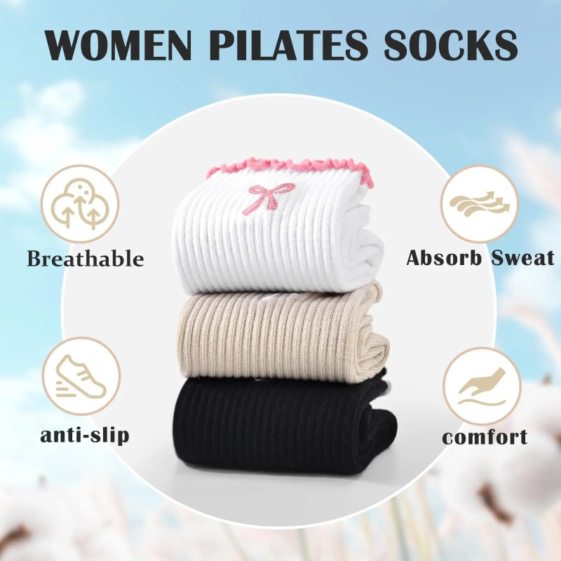 Professional Yoga Socks, Cotto - đánh giá và giá Pilates & Yoga Vida