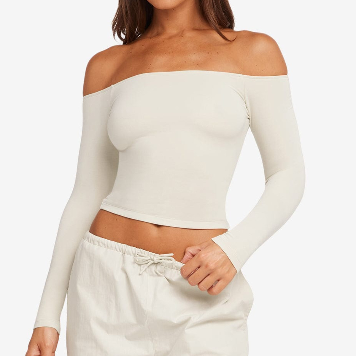 Women Yoga Shirt Off Shoulder  - đánh giá và giá Pilate Yoga Workout